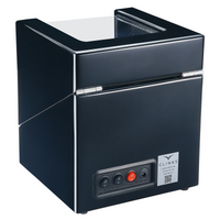 Seconds - Lindeman Black Watch Winder Box for 2 Watches (Single Rotor)