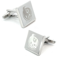 Silver Collingwood FC AFL Cufflinks