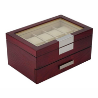 Seconds - Cherry Wooden Watch Box for 20 Watches (A)
