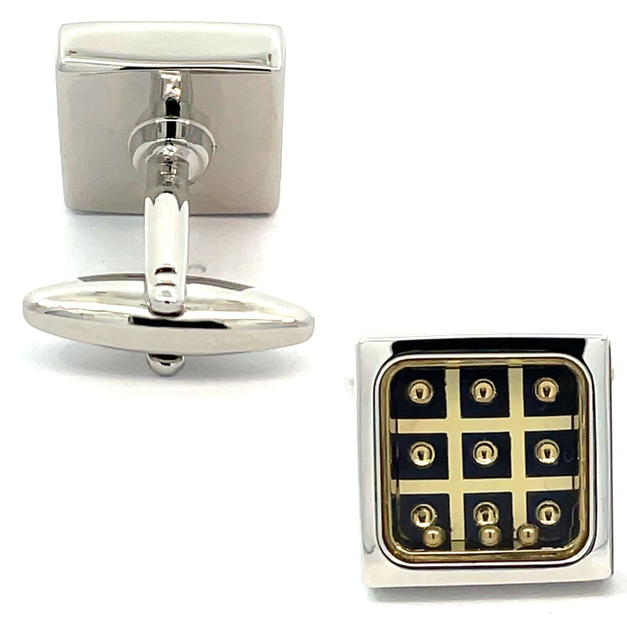 Square Ball Game Cufflinks