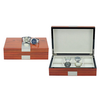Seconds - Rosewood Wooden Watch Box for 8 Watches