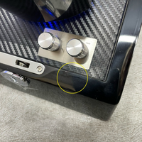 Seconds - Lindeman Black Watch Winder Box for 2 Watches (Single Rotor)