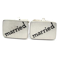 Married Wedding Cufflinks