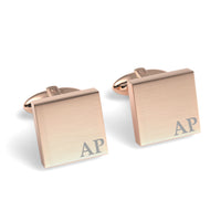 Initials Engraved Cufflinks