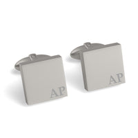 Initials Engraved Cufflinks