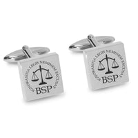 Lawyer's Initials and Legal Maxims Engraved Cufflinks Engraving Cufflinks Clinks Australia