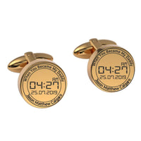 When You Became My Daddy Engraved Cufflinks Engraving Cufflinks Clinks Australia