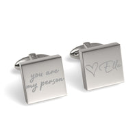 You Are My Person Engraved Cufflinks