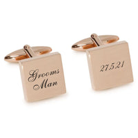 Grooms Man Wedding Date Engraved Cufflinks Engraving Cufflinks Clinks Australia
