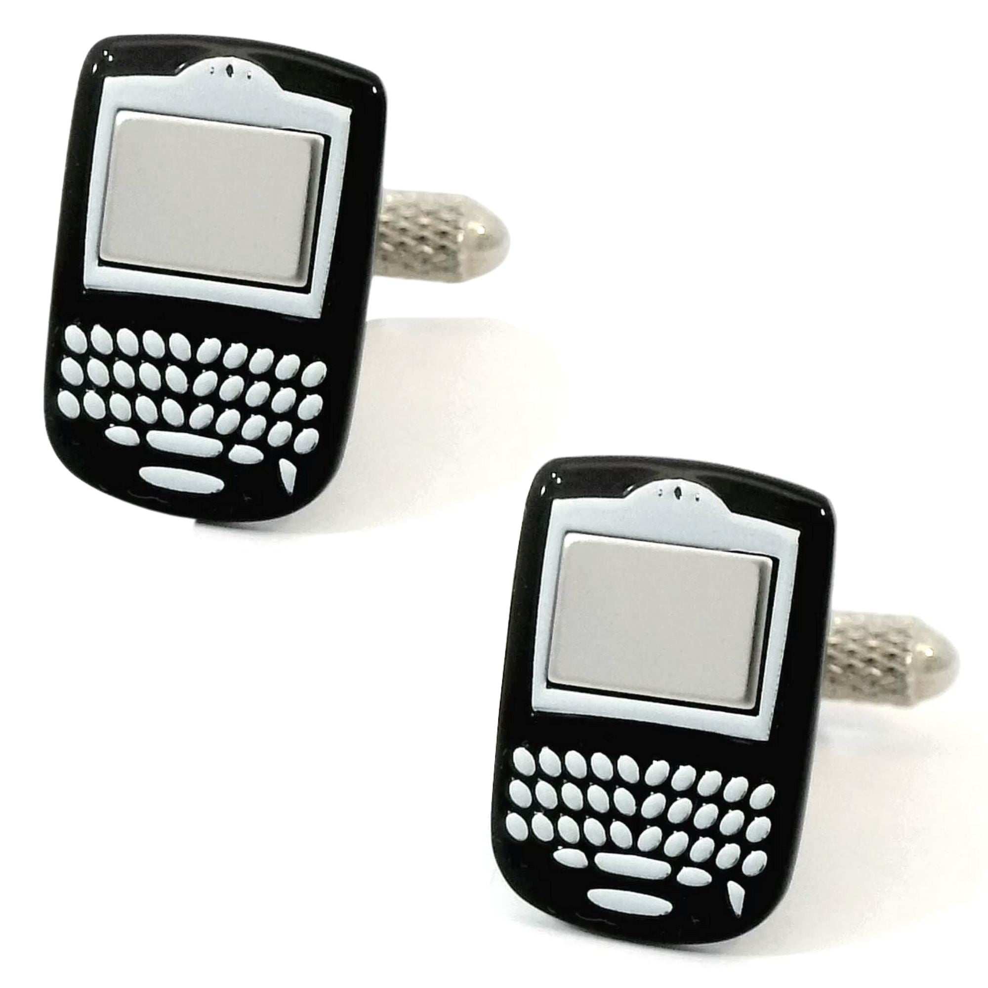 Blackberry-style Cufflinks Black Novelty Cufflinks Clinks Australia 
