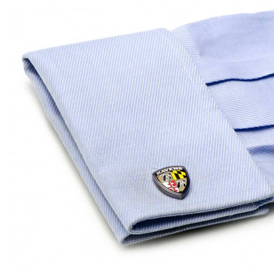 Baltimore Ravens Cufflinks Novelty Cufflinks NFL 
