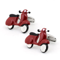 Red Scooter Cufflinks