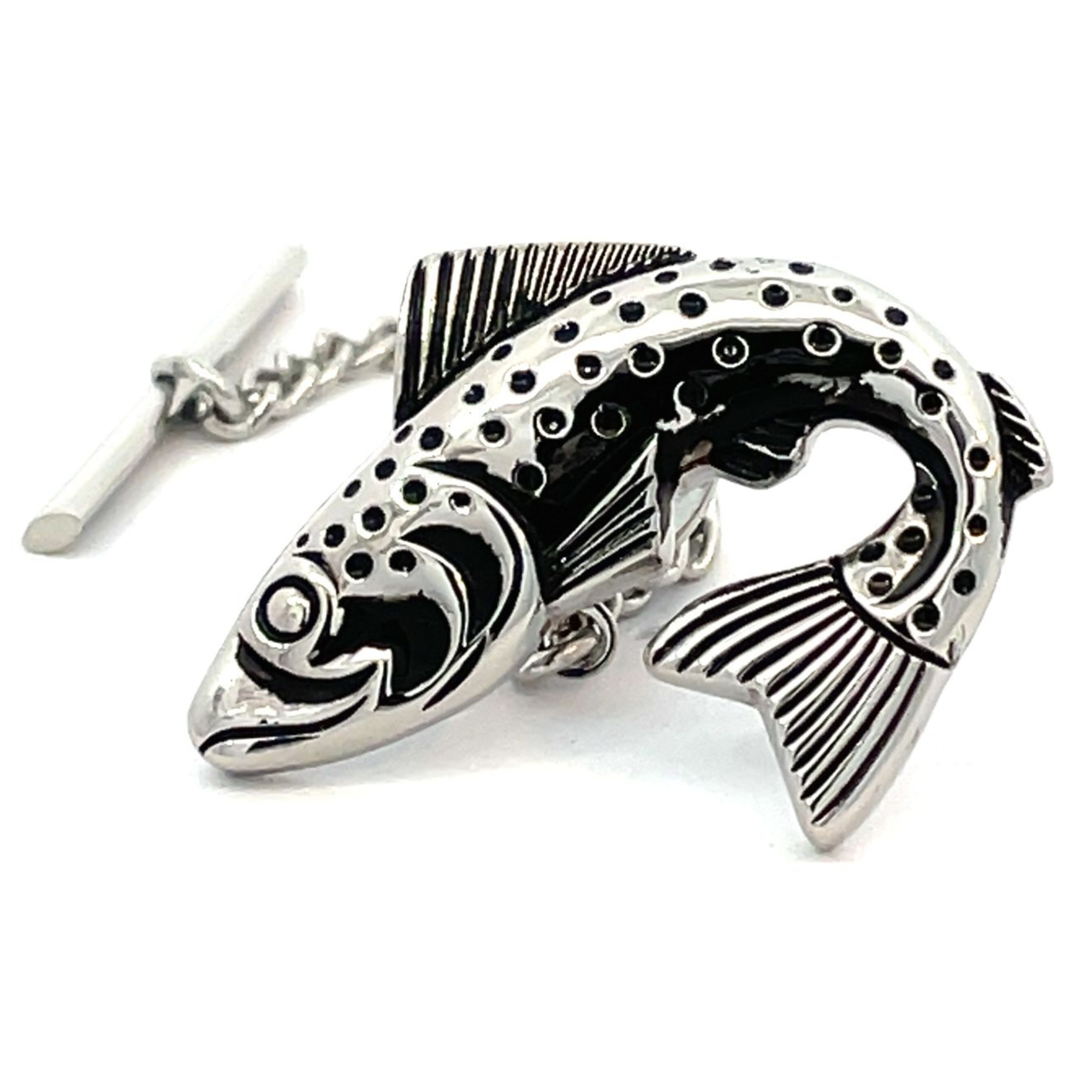 Spotted Brook Trout Tie Pin