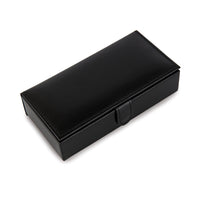 8 Pair Bonded Leather Black/Blue Cufflink Storage Box Cufflink Boxes Clinks Australia