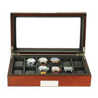 Mahogany Watch Storage Box for 12 Watches Watch Boxes Clinks Default
