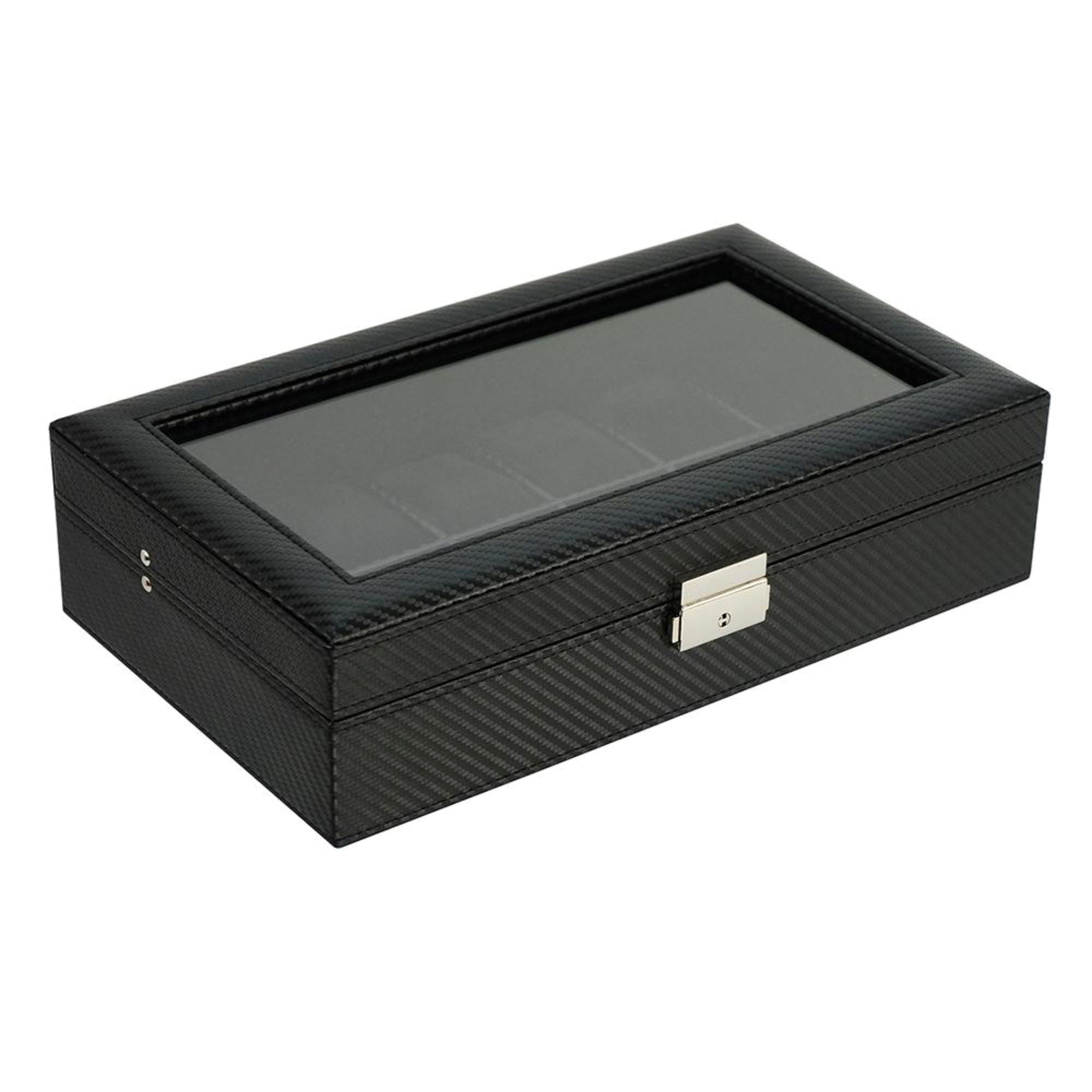 Leather Watch Box for 12 watches storage Watch Boxes Clinks 