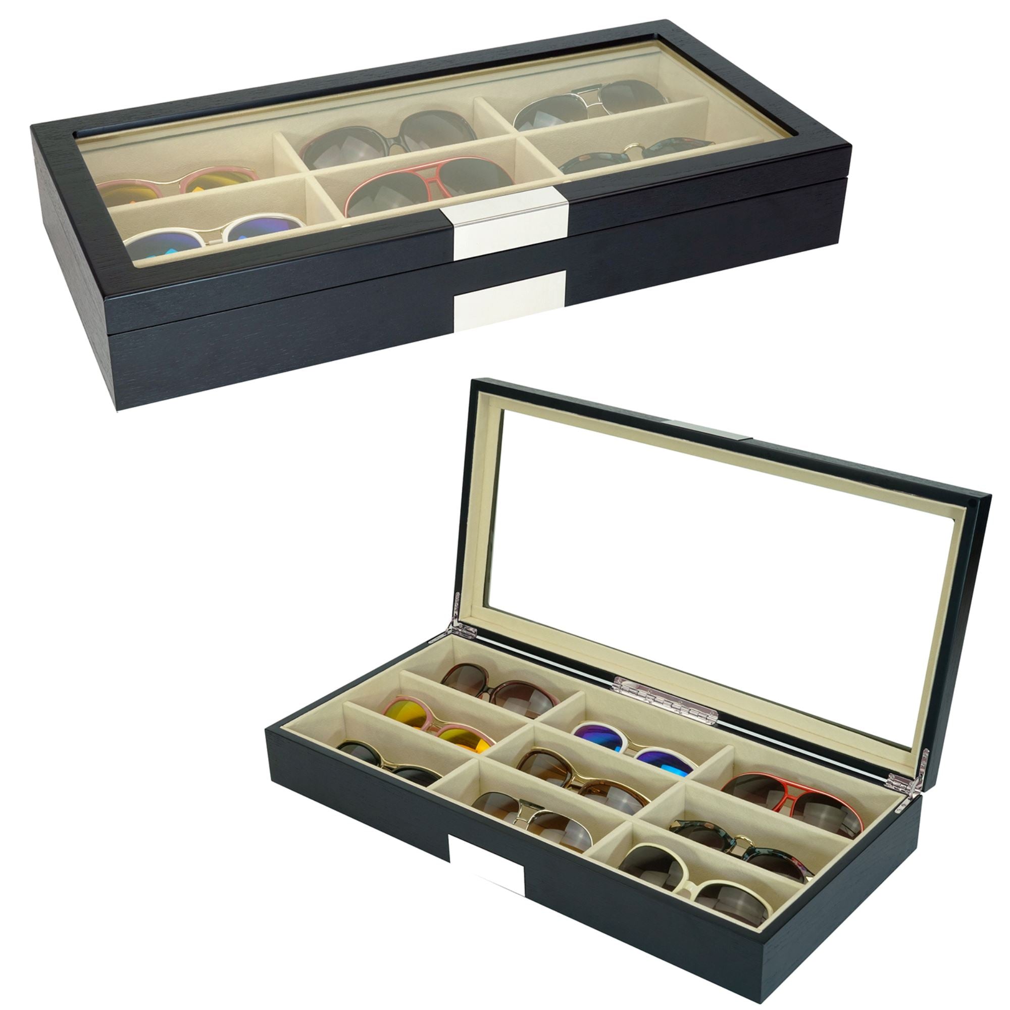 9 Pairs Wooden Sunglass Box Storage Boxes Clinks Australia 