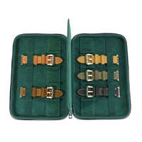 10 Slots Green Leather Watch Straps Box Watch Boxes Clinks Australia