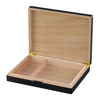 10 CT Carbon Fibre Wooden Humidor Cigar Boxes Clinks