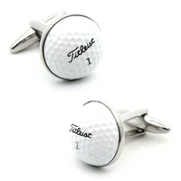 Domed Golf Ball Cufflinks
