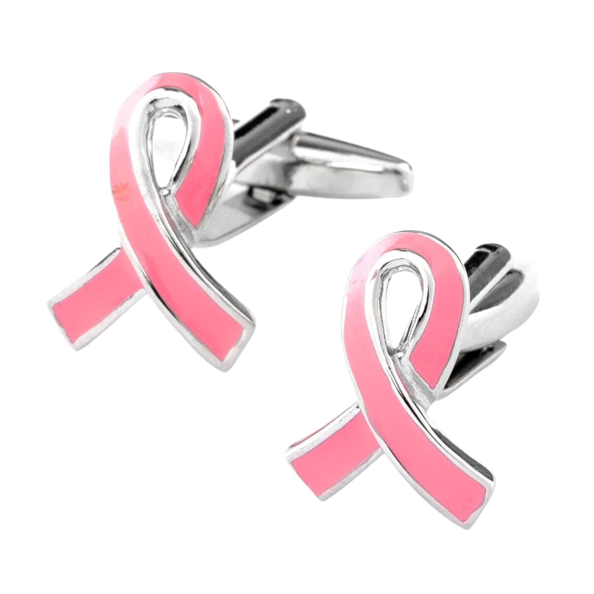 Pink Ribbon Breast Cancer Awareness Cufflinks Novelty Cufflinks Clinks Australia Pink Ribbon Breast Cancer Awareness Cufflinks 