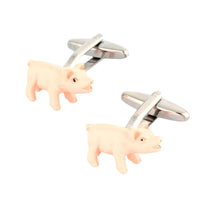 Pink Pig Cufflinks Novelty Cufflinks Clinks Australia Pink Pig Cufflinks