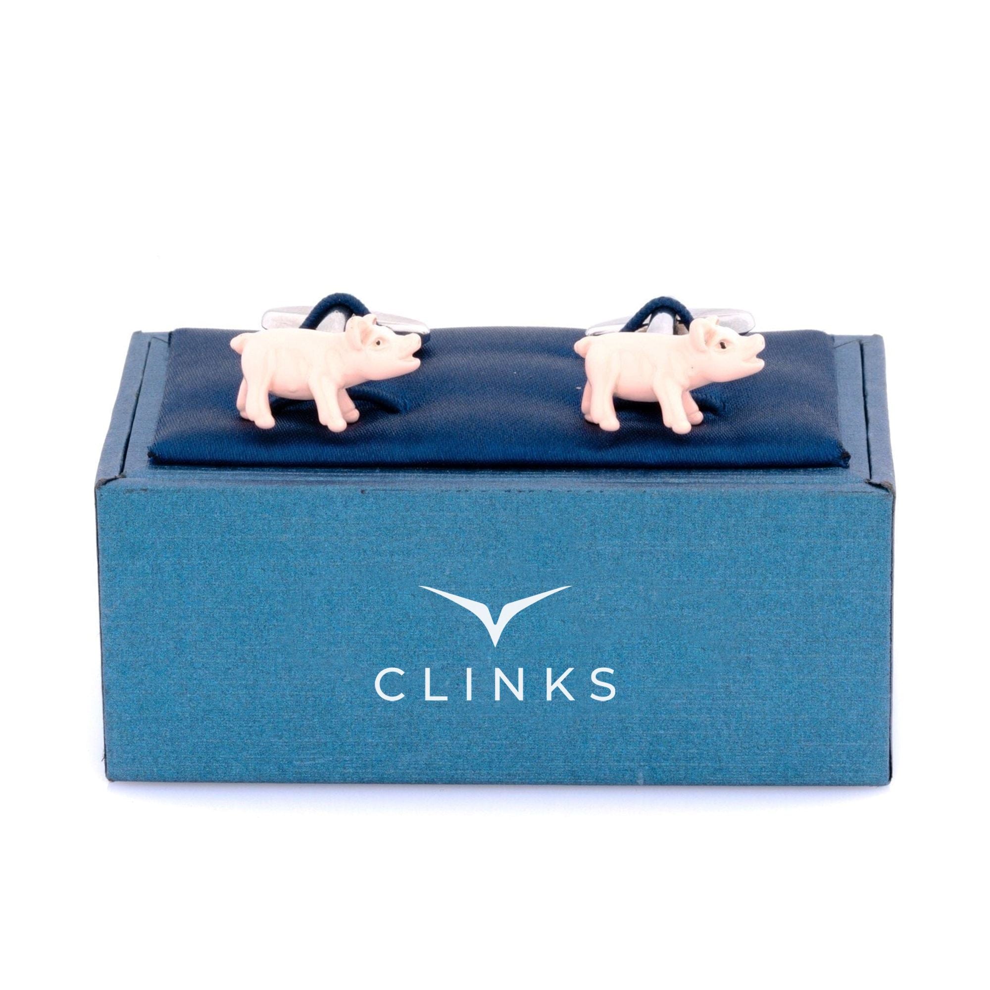 Pink Pig Cufflinks Novelty Cufflinks Clinks Australia 