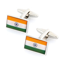 Flag of India - Indian Flag Cufflinks Novelty Cufflinks Clinks Australia Flag of India - Indian Flag Cufflinks