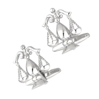 Scales of Justice Silver 2 Cufflinks Novelty Cufflinks Clinks Australia