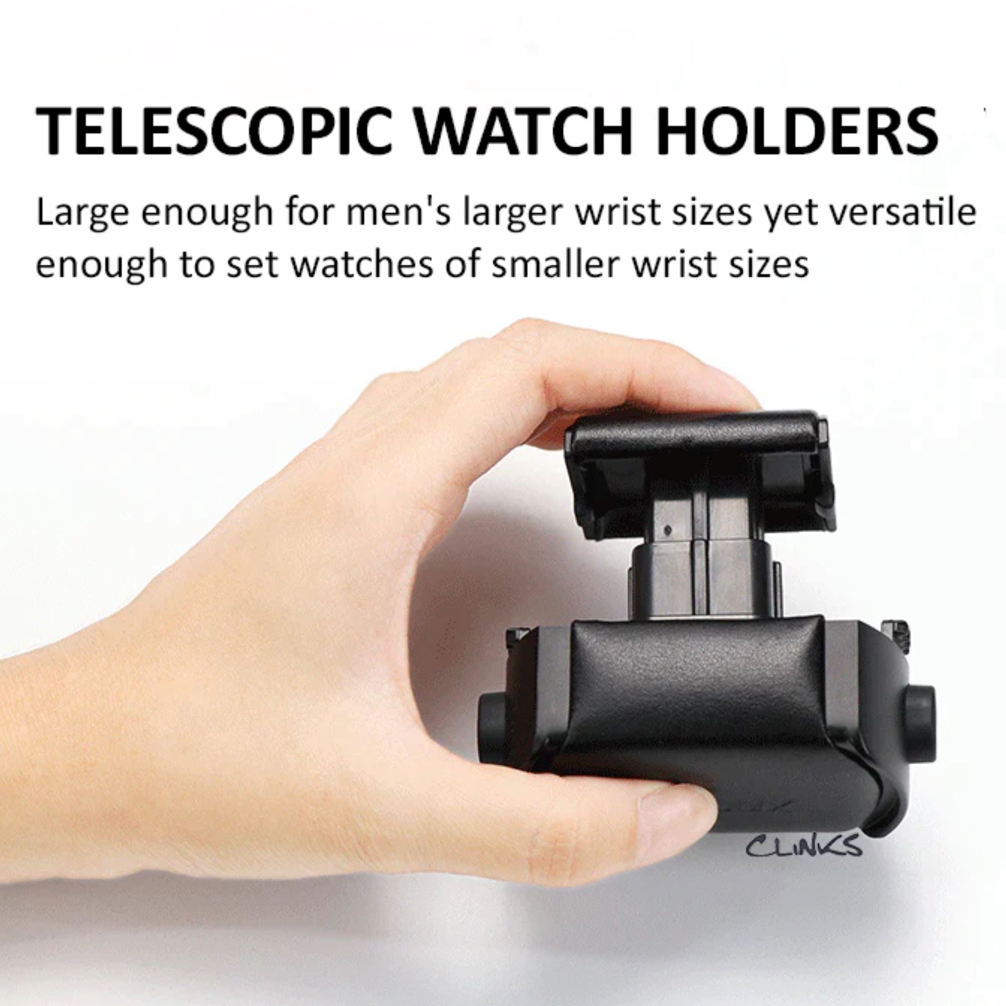 Vancouver Watch Winder for 2 Black Watch Winder Boxes Clinks 