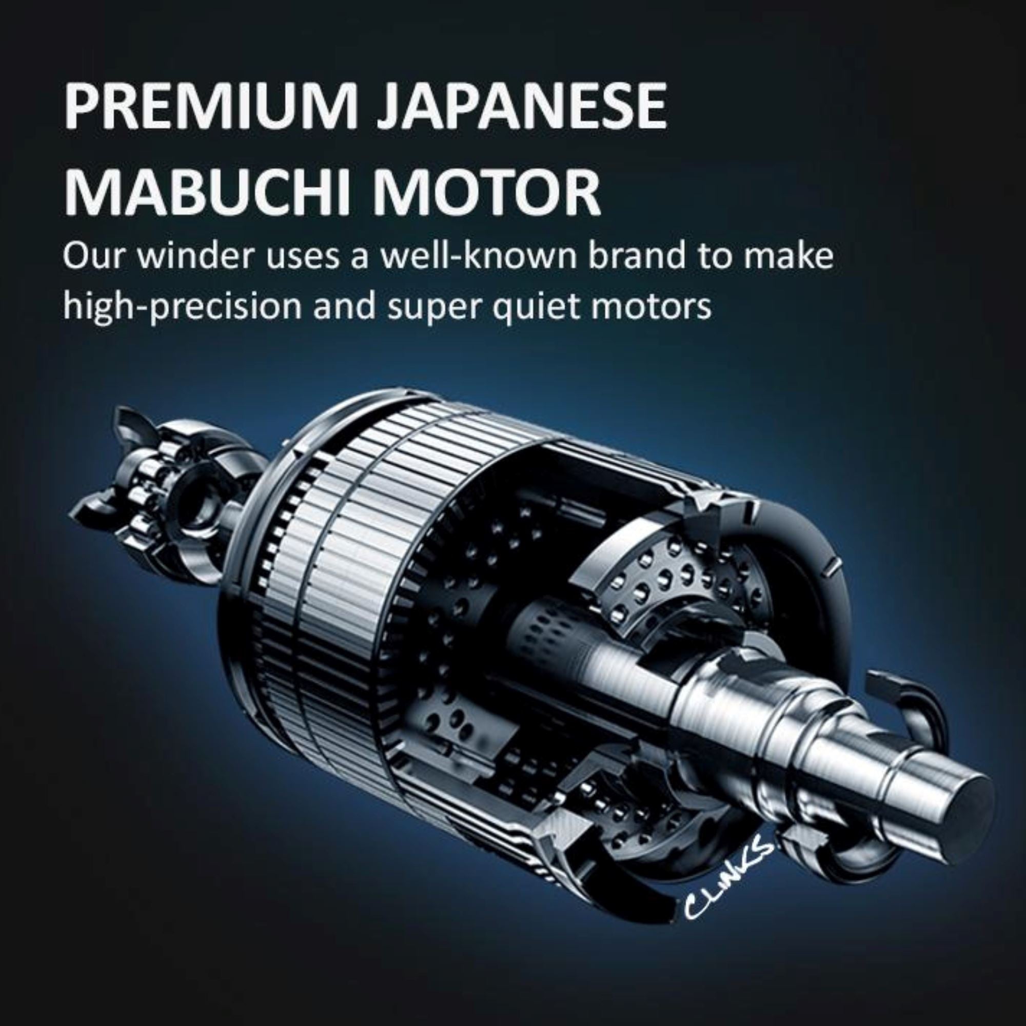 Vancouver Watch Winder for 6 Wood Grain Watch Winder Boxes Clinks 