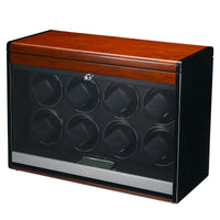 Vancouver Watch Winder for 8 Wood Grain Watch Winder Boxes Clinks