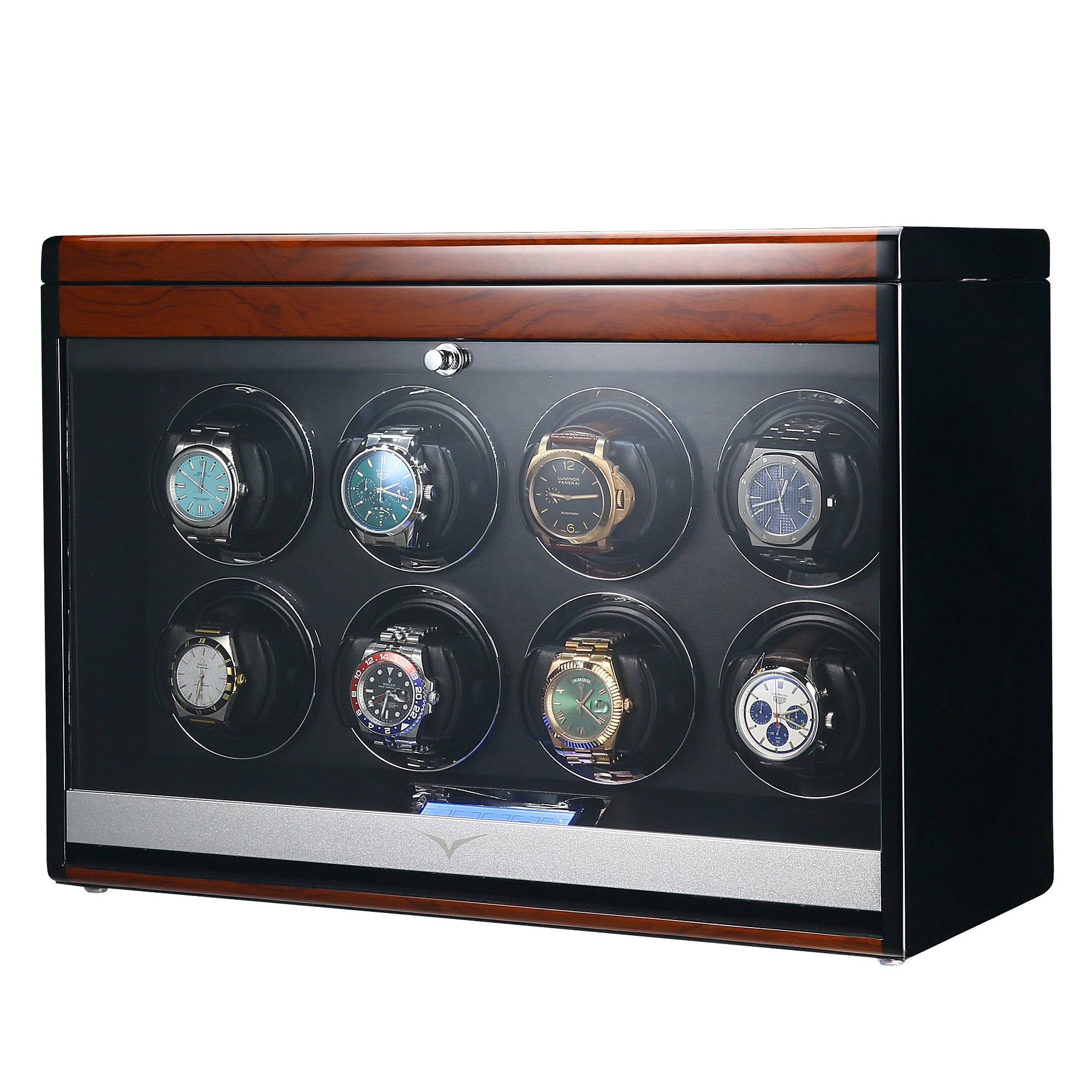 Vancouver Watch Winder for 8 Wood Grain