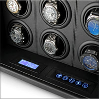 Vanguard Steel Watch Winder Security Safe with Digital Lock and Alarm Watch Winder Boxes Clinks