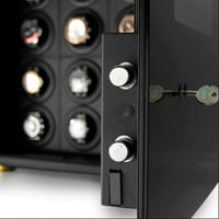 Vanguard Steel Watch Winder Security Safe with Digital Lock and Alarm Watch Winder Boxes Clinks