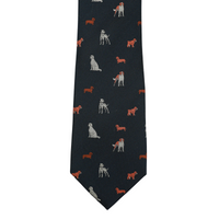 Dogs Navy Tie