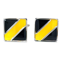 Colour Richmond FC AFL Cufflinks