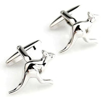 Australian Silver Kangaroo Cufflinks