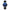 Classic Cliff Blue Swiss Movement Opal Watch 40MM with Black Mesh Strap