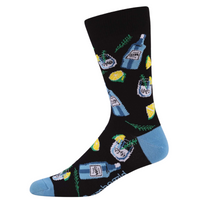 Mens Gin Tonic Cocktail Bamboo Socks