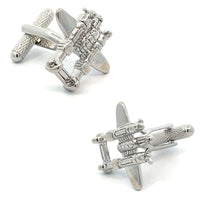 P38 Aircraft Cufflinks