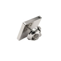 Square Silver Engravable Lapel Pin Lapel Pin Clinks