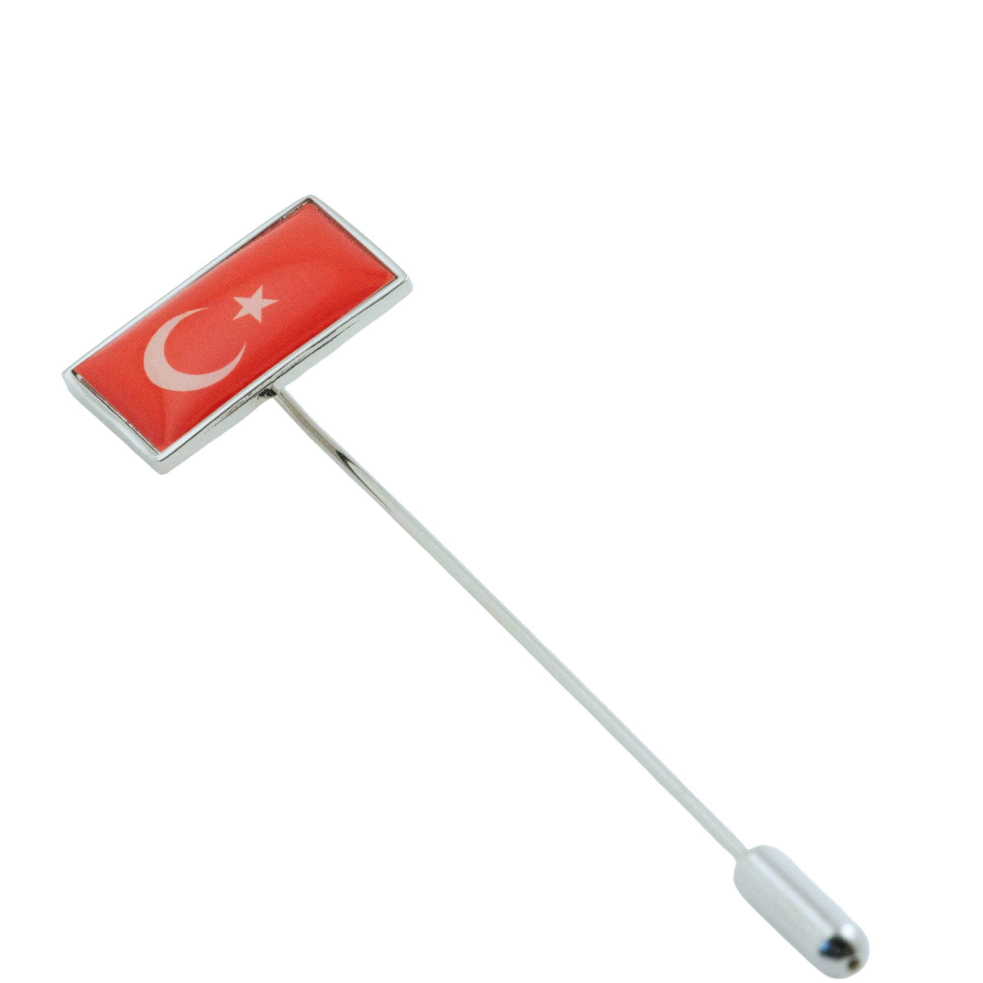 Flag of Turkey Stick Pin Lapel Pin Clinks 