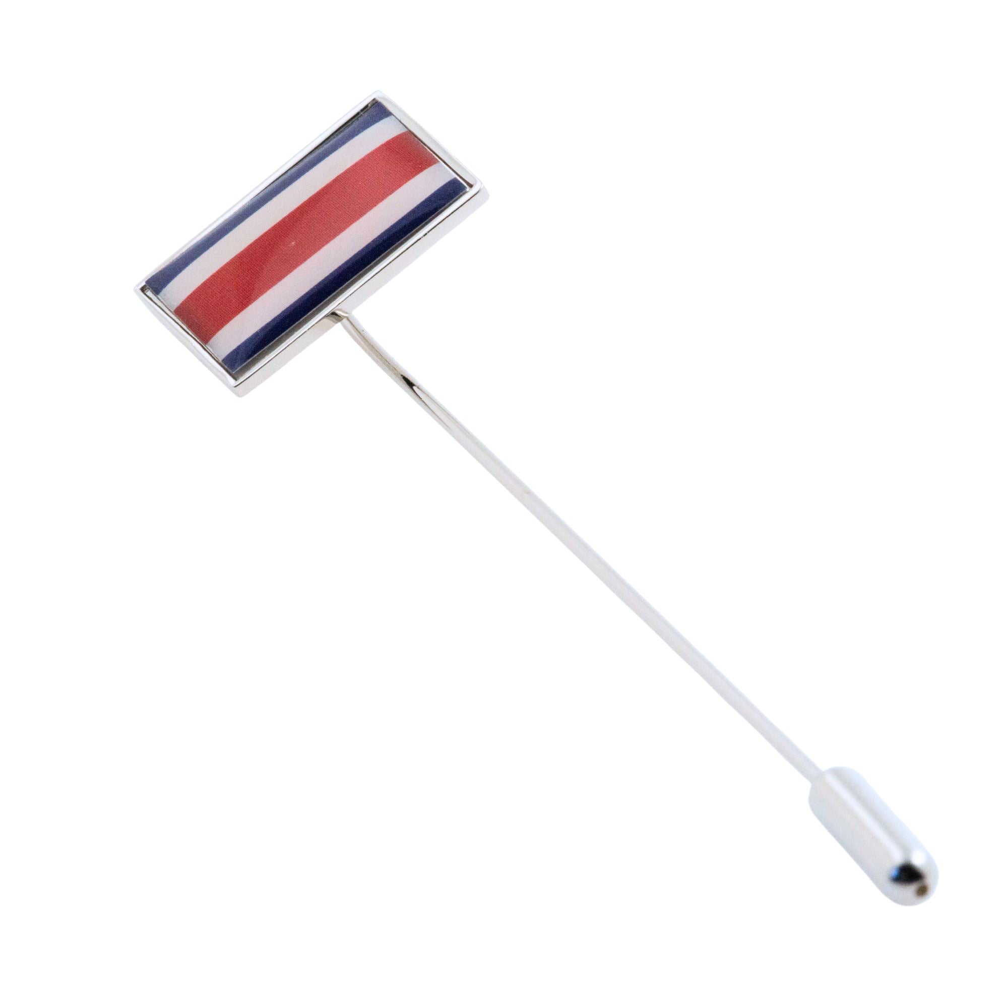 Flag of Costa Rica Stick Pin Lapel Pin Clinks 
