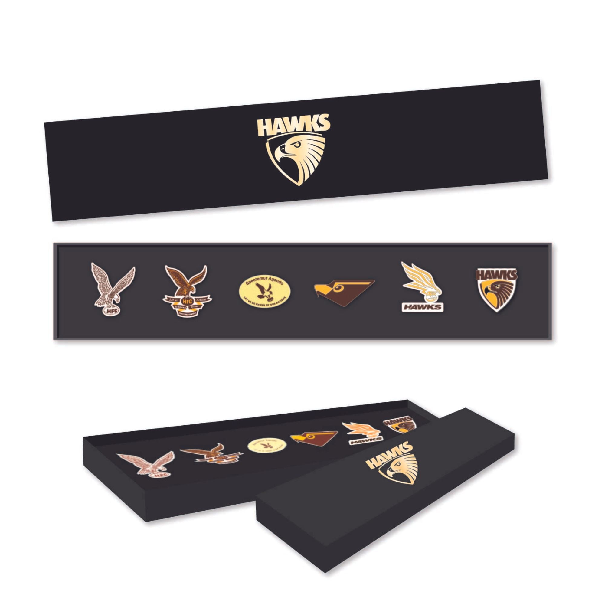 Hawthorn AFL Pin Set Lapel Pin Clinks 