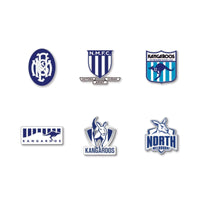 North Melbourne Kangaroos AFL Pin Set Lapel Pin Clinks Default