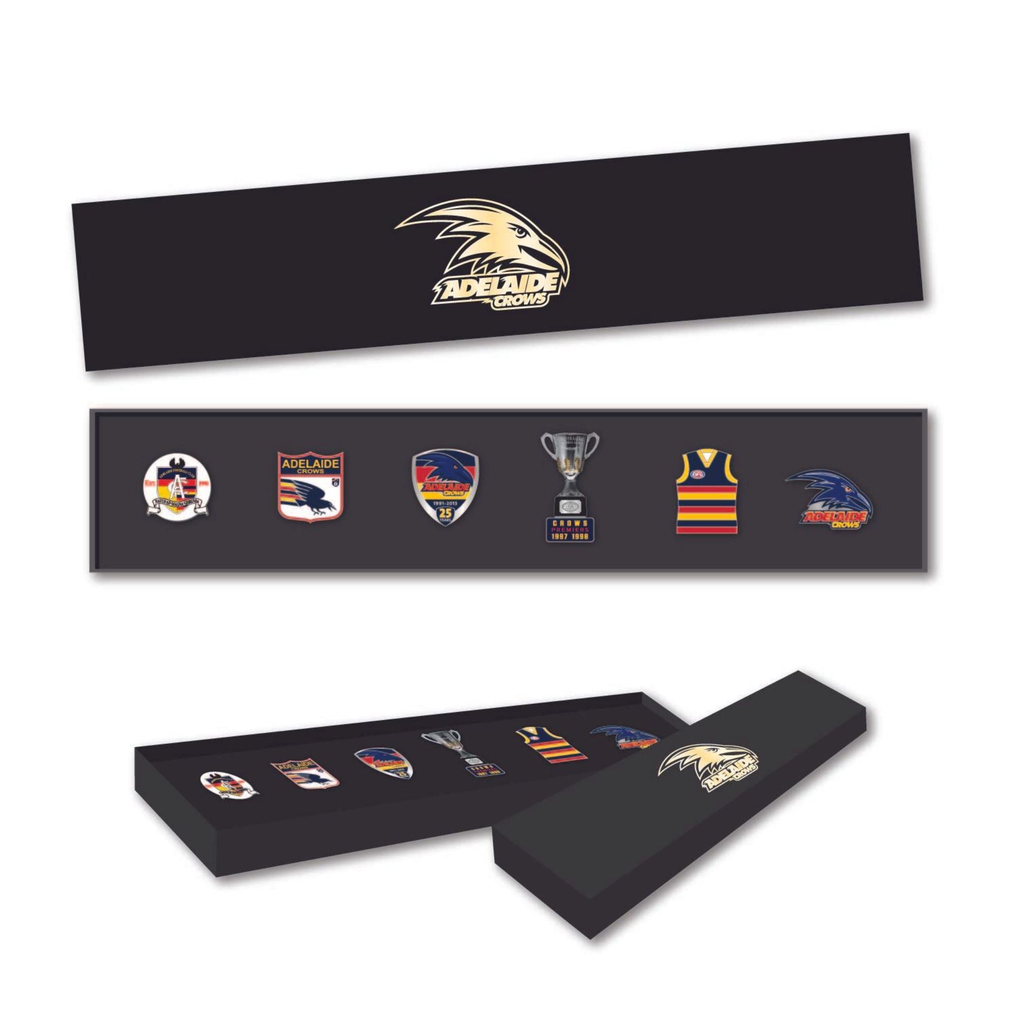Adelaide Crows AFL Pin Set Lapel Pin Clinks 