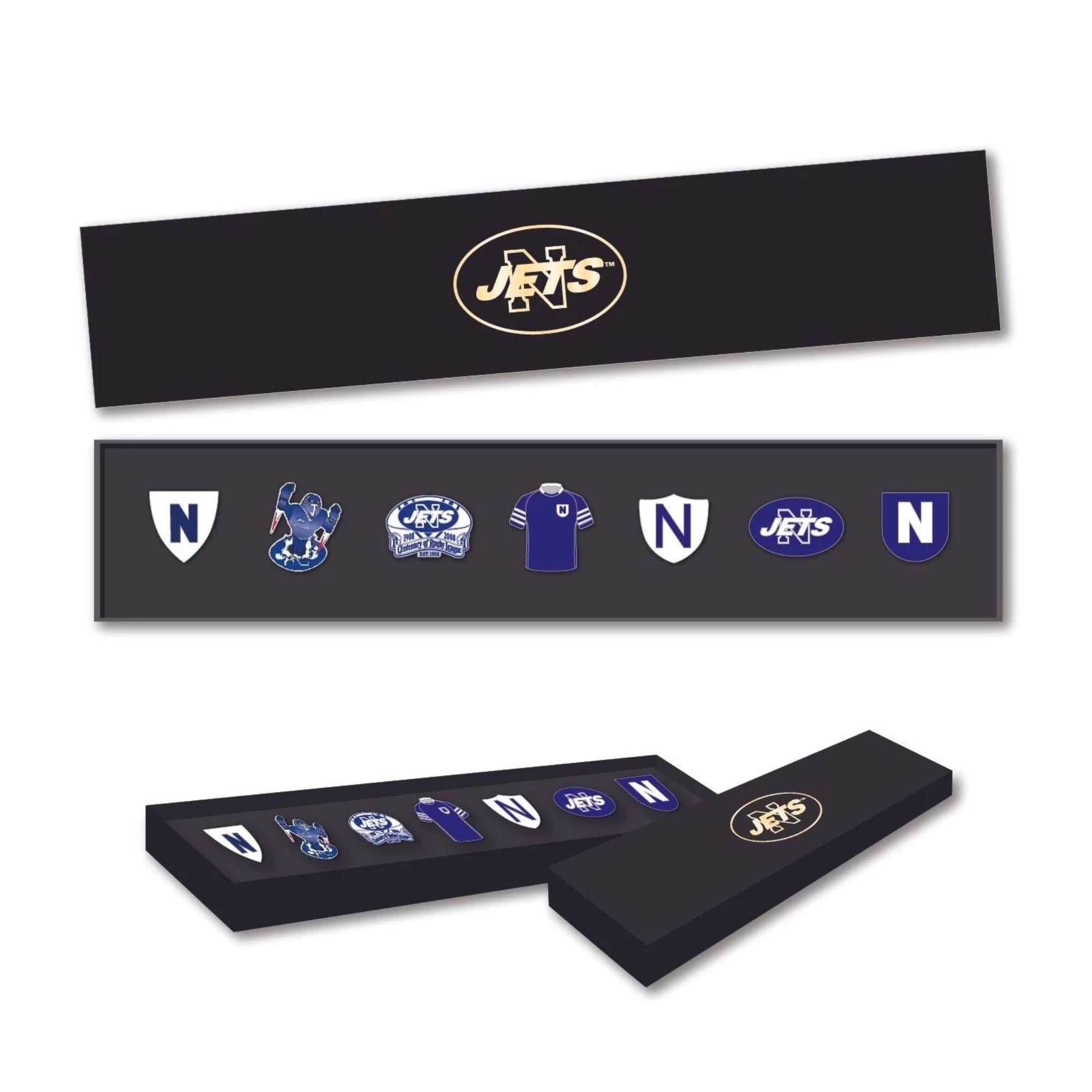 Newtown Jets Logo NRL Pin Set Lapel Pin Clinks 