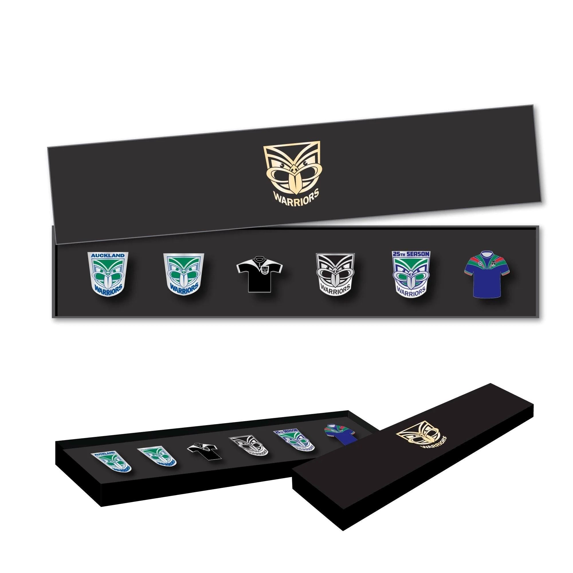 New Zealand Warriors Logo NRL Pin Set Lapel Pin Clinks 
