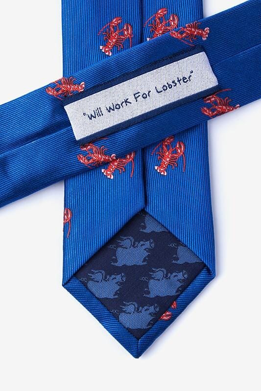 Will Work for Lobster Skinny Tie Ties Alynn 